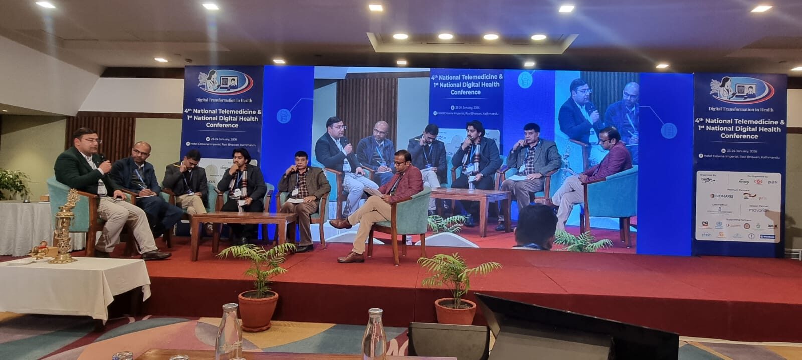 Panel discussion on building a sustainable digital HMIS for Nepal